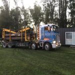Feb 2021 - Felled logs being transported to sawmill.