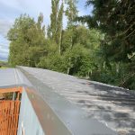 Jan 2023 - Flashings over the edge of the roof sheets.