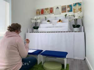 Daily chanting of the Maitri prayers.