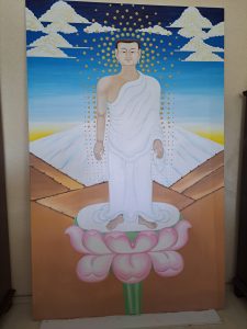 The completed painting (in Holland),